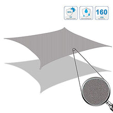 Tenda A Vela Rettangolare 2.5x3m , Tenda da Giardino Terrazza, Protezione Solare Impermeabile con Corda