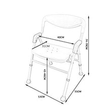 JXXDDQ sgabello da bagno, Sgabello Regolabile Sedia da Bagno Sedia con Schienale Alto con Antiscivolo Bagno for Anziani, Anziani, gravidi, portatori di Handicap (Color : Pink)