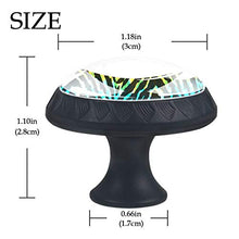 Zebra arcobaleno 4 PCS Pomelli per Porta, Pomolo per Mobile, Pomelli per Mobili con Viti, Maniglia per Armadietto, Pomelli per Porta, Pomelli per Cassetti per Porta, Armadio, Cassetto e Credenza