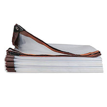 GJSN Teloni, Multiuso Vele da 4 Mil Cancella Canopy Parasole Tarp con Occhielli, Impermeabile per il Giardino/Serra/Finestra/Piante Grasse, Trasparente,2Mx3M