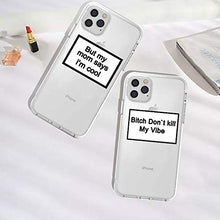 CrazyLemon Custodia trasparente per iPhone 6 iPhone 6S, Frase di personalità divertente creativa Mood Tag Cover posteriore in silicone TPU ultra sottile anti giallo morbido Cover - 04