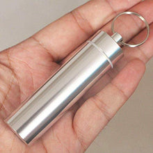BGSFF Organizer per Pillole Grandi Scomparti per Contenere vitamine Lega di Alluminio può Essere Messo in Tasca Scomparti Porta Pillole per Contenere farmaci Medium