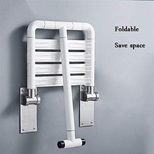 Sgabello da bagno Pieghevole Doccia / bagno Sgabelli 304 in acciaio inox a parete Montaggio su base Disabilità aiuti pieghevole for anziani / disabili / donne incinte Anti-Slip doccia Sedile Sgabello