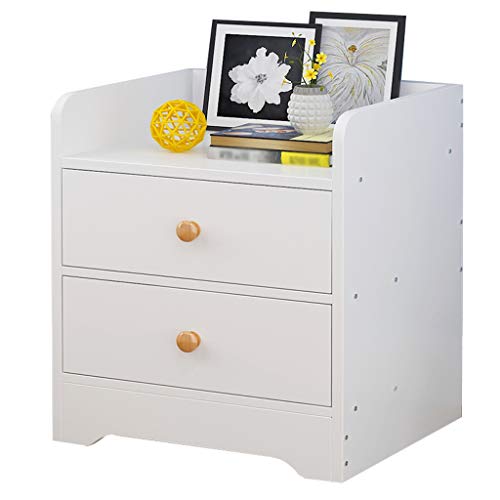 Comodino Legno Domestica Camera Addensare Studio in Doppio pompaggio Locker Assemblea Corridoio Bagno Soggiorno Storage Box 33X30X45cm FANJIANI (Color : C)
