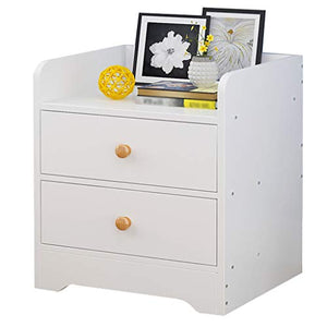 Comodino Legno Domestica Camera Addensare Studio in Doppio pompaggio Locker Assemblea Corridoio Bagno Soggiorno Storage Box 33X30X45cm FANJIANI (Color : C)