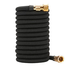 N/AA Outdoor Portatile Pulito Irrigazione Pistola Ad Acqua Automatico Telescopico Tubo Ad Alta Pressione Lavaggio Auto Giardino Irrigazione Pistola (Nero-Standard Europeo, 7.5m)