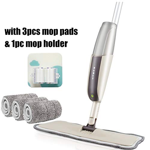 SSAYY Spray Mop Kit Mop Spray per Pavimenti con Cuscinetti in Microfibra Piatti Riutilizzabili Mop per Maniglie Professionali per La   Pulizia di Finestre in Piastrelle di Legno Laminato