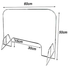 Schermo da Scrivania Con Protezione da Starnuto, Schermo di Protezione in Acrilico Trasparente per Contatori, Barriera per Divisori in Plexiglass, Miglior Protezione per Partizioni DPI per Aule o Uf