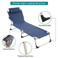 YQZ Sedia reclinabile Pieghevole a gravità Zero, Sedia reclinabile da Salotto all'aperto Portatile Semplice Letto per pisolino, Sdraio Pieghevole da Giardino con Cuscino Ultra Confortevole