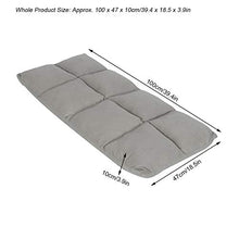 Sedia Pieghevole da Pavimento, Divano Pigro Regolabile in Cotone + Panno, Ideale Come Poltrona Relax da PC o Cuscino per la Casa o in Ufficio(Grigio)