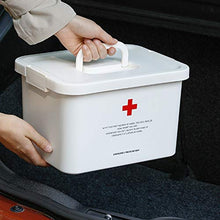 WYH Chiaro Medicine Chest Layered Famiglia Portatile Medical Domestica Grande capacità Medicina Storage Box Bambino Medicina Box Ragionevole