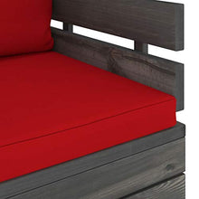 vidaXL Poltrona da Giardino con Cuscini in Legno di Pino