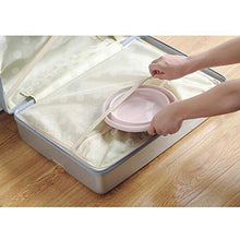 8HAOWENJU Lavabo Pieghevole, Lavabo in plastica per Uso Domestico, Lavabo Portatile da Viaggio Esterno, Vasca Lavanderia, Pediluvio, Rosa, Beige, Blu, Viola, Tromba, Media, Grande Ultimo Stile