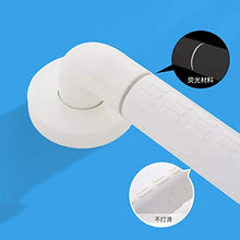 Maniglioni da Bagno Senza Barriere Bagno Doccia di Sicurezza Rotaie Anziani Bagno Maniglia a Forma di L Bagno Skid Armres Accessori da Bagno (Color : White)