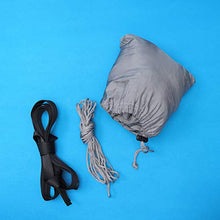 LIOOBO Amaca da Campeggio Leggera Amaca da Campeggio con Amaca Paracadute Leggera 260x140cm (Grigio Chiaro)