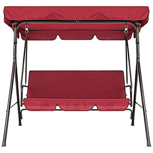 Dondolo Coperti da Giardino Acqua Resistan Solo for La Sede Esterna Hammock, Grande for Parasole, Giardino Sostituzione Estate Altalena Canopy Copertina
