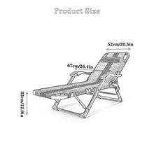 HXCD Sedia a Sdraio a gravità Zero per Giardino, Sedia a Sdraio Pieghevole reclinabili Pieghevoli in Metallo Resistente Lettino reclinabile Rilassante Portatile mobili da Giardino per Prato all'a