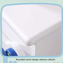 XXSHN Comodino Comodino per Camera da Letto, Comodino per cameretta 2 in 1 tavolino con cassetto e Comodino Aperto (Colore: Blu)