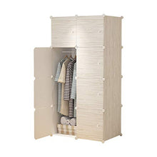 wardrobe Armadi in plastica per la casa, armadi semplici Portatili, armadietti, armadi multifunzionali, Varie Dimensioni