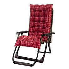 GWHW - Cuscino per sedia a dondolo, per sedie da giardino, per chaise longue e per interni, morbido, spesso e morbido, ideale per interni ed esterni, 125 x 48 x 8 cm
