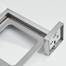 Weare Home, argento 304, in acciaio inox spazzolato, portasciugamani da parete semplice elegante moderno, accessori bagno, pensile per telo bagno Toielttenbürstenhalter mit Becher