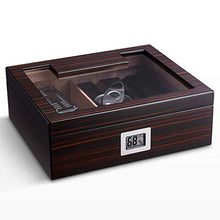 Umidificatori Humidor Humidor per Sigari Humidor Trasparente per Finestre Humidor Idratante A umidità Costante Humidor Trasparente per Tetto Apribile Humidor di Grande capacità