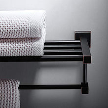 SWNN Bathroom Shelves Portasciugamani Nero in Rame Nordico Retro Semplice Pacchetto da Bagno Portasciugamani in Metallo con Portasalviette