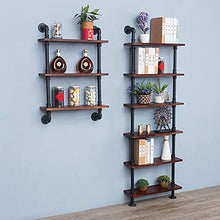 MoDi Wine Rack Retro Style Industriale Tubo di Acqua a Parete Vino Rack (L60 * H90CM)