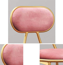 Sedia da pranzo, cuscini a braccio, seggiolone, seggiolone, sgabello da bar con sgabello Altezza e schienale for la colazione cucina e una sedia imbottita rotonda FACAI ( Color : 45cm , Size : 45Cm )