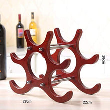 YGB Portabottiglie Vino, portabottiglie da Vino da appoggio Armadietto da appoggio per ripiano da Tavolo Espositore 6 Bottiglie per Ristorante Bar Party