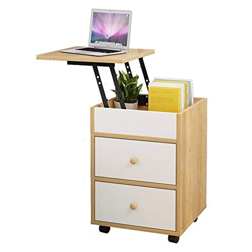 Comodino Comodino Coperchio ribaltabile Comodino 2 cassetti Comodini Comodino Comodino MDF Comodino Comodino Sollevamento scorrevole Scrivania per computer semplice Armadietto alla moda per camera da