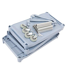 HLF- Automobile di Pulizia del Ristorante dell'hotel di plastica della Lega di Alluminio, Carrello dello Strumento di Giardino, scaffale di stoccaggio Staccabile, 84.5x43x95cm