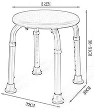 Sgabello per Doccia Sgabello doccia Sgabello da bagno Sgabello da bagno Anti-skid Sgabello da bagno Sgabello Doccia Sedia da doccia Panca per bambini Sgabello Pianoforte Rotondo 6 Regolazione file Sed