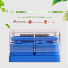 LINONI - Dispenser portatile per pillole da viaggio, per tablet e medicinali, ideale per anziani