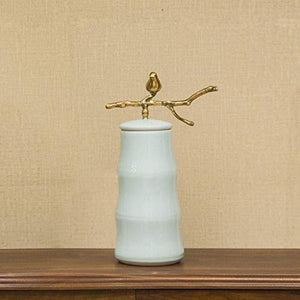 FGDSA Statua Creativo Ceramica Stoccaggio Pentola Ornamenti Soggiorno Ingresso Armadietto del Vino Decorazioni per la casa Tavolo Mobile TV Espositore Ornamenti Artigianali (Dimensioni: C)