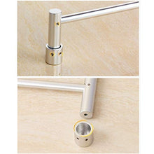 Porta asciugamani da bagno Alluminio supporto del tovagliolo del tovagliolo Rails fissato al muro Portasciugamani anodizzazione Rack rotonda accessorio for il bagno 30~80 centimetri YueB F-8
