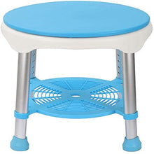 Sgabello da bagno Rotazione arrotondato doccia / vasca da bagno Sgabello con sedile girevole Sedile doccia Sgabello for anziani / disabili Anti-Slip Sedia da doccia Mats di sicurezza regolabile in alt
