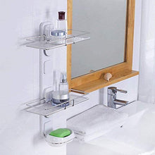 AINIYF Bagno Bagno Doccia Mensola Organizzatore portasciugamani Parete tovagliolo di Arte della Resina Anello Drilling Installazione (Dimensioni: 26.5x35cm)