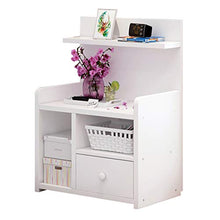 Comodino Bianco Camera di pompaggio Bagno Domestica Addensare Locker Assemblaggio del Legno massello di Studio Corridoio Soggiorno Multifunzione Storage Box FANJIANI
