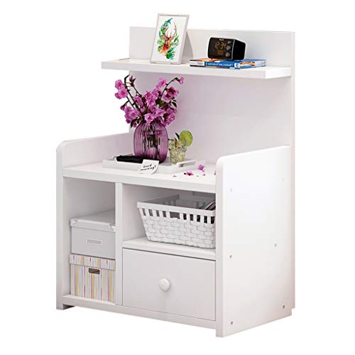 Comodino Bianco Camera di pompaggio Bagno Domestica Addensare Locker Assemblaggio del Legno massello di Studio Corridoio Soggiorno Multifunzione Storage Box FANJIANI