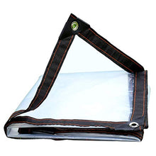 yunyu Telo di Copertura in Pellicola di plastica PE Impermeabile per Esterni Bianca con telone Trasparente con Occhiello in Metallo Tenda per Amaca con ombrellone, 120 g / ㎡