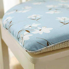 HYLX Cuscino Sedile, Cuscino Sedia, Cuscino Sgabello Rotondo, Cuscino Sedia Floreale Antiscivolo in Cotone Spesso, per Giardino, terrazza Esterna