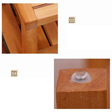 QFWM Sgabello per Vasca E DocciaSgabello da Bagno Portatile E Sgabello da Doccia Sedia da Banco Sgabello da Doccia Antiscivolo in Legno Sgabello da Bagno per AnzianiSedile da Bagno Leggero