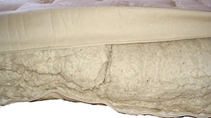 Vivere Zen - Futon Shiatsu 6 cm (2 Strati in Cotone Naturale) - Misure Extra XL - Misura 240x200 cm