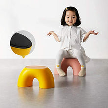Niduo Bear Sgabello Che Cambia Scarpa del poggiapiedi del Fumetto, Sgabello del Water per Bambini Sgabello del Water Rainbow Forma Stackable Holiday Regalo 1 pz,Rosso
