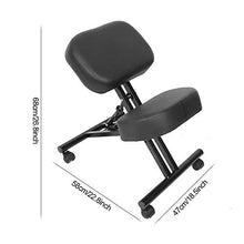 LIUXU Sedia Ergonomica, Sedia Inginocchiata Regolabile, Correzione di Postura/Sedia A Sgabello per Il Ginocchio, Sedia da Massaggio per Povere Supporto Posteriore, Cuscinetto 265 Sterline