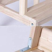 GAXQFEI Sgabello Scalare Piano in legno massello Multifunzione Multifunzione Multifunzione Semplice moda semplice, Sgabello da scaletta a 2 gradini Sgabello scala,Colore del legno