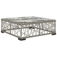 vidaXL Set Divani da Giardino 6 pz con Cuscini Foderati Lavabili Modulare Leggero Elegante Arredi da Esterno in Polyrattan Grigio Telaio in Acciaio