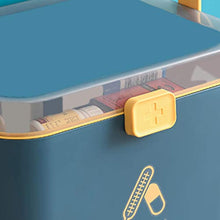 koigjh Scatola per Farmaci, Scatola per Medicinali Portatile, Scatola per Medicinali per La Casa, Kit Medico di Pronto Soccorso per Famiglia