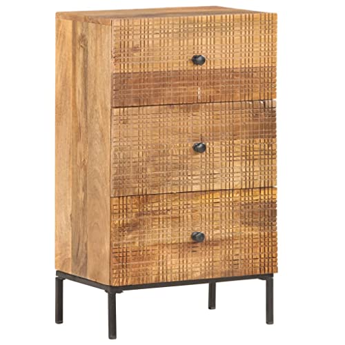 vidaXL Credenza 45x30x75 cm in Legno Massello di Mango